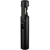 OLDENDO Torch Lighter, Refillable Butane Jet Flame, Black Metal, Windproof, Adjustable Flame