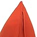 Vanteriam 2 Pack Decorative Outdoor Solid Waterproof Throw Pillow Cover with Piping, Accent Pillow case for Outdoor Patio Furniture Set, Square 18''x18'' Orange