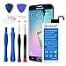 Galaxy S6 Edge Battery MAXBEAR 2600mAh Li-Polymer Built-in Battery EB-BG925ABE Replacement for Samsung Galaxy S6 Edge G925V G925A G925T G925P with Open Tool.