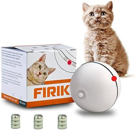 FIRIK Cat Toys Best Automatic Feather Interactive Shake Tumbler Toy Entertainment Exercise for Indoor Cats Best Toy for Kitten Kitty