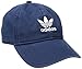 adidas Originals Men's Relaxed Strapback Cap Old, Collegiate Navy/White, One Size
