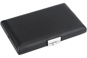 Tiiyee Bassoon Reed Case, Bassoon Reed Protective Case PU Leather Cover Reeds Holder Container Storage Box with Slots Soft In