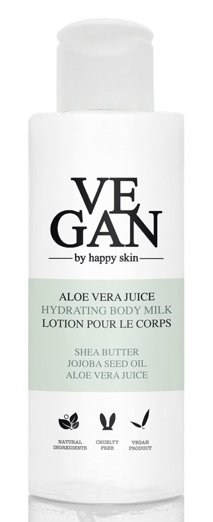 VEGAN By Happy Skin | Aloe Vera Juice Hydrating | BODY MILK 100ml