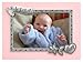 Malden International Designs It's A Girl Juvenile Pink With Silver Metal Border Picture Frame, 4x6, Pink