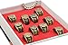 NuoYa001 NEW 10xPCS Naruto Black Akatsuki Ring Set Sasori Itachi Hidan Deidara