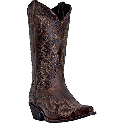 Laredo Men's Midnight Rider Western Boot, Brandy, 10.5 D US