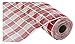 Plaid Check Deco Poly Mesh Ribbon- 10