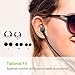 Ausdom in-Ear Earbuds Bluetooth Headphones with Microphone Waterproof Neckband Sports Earphones (Black)