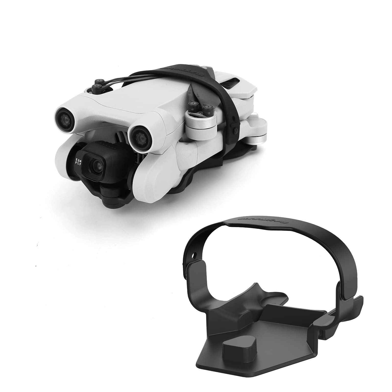 MotuTech Propeller Mount for DJI Mini 3 Pro Propeller Holder Stabilizer Chassis Cover Transport Protection Accessories (Black)