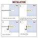 Hilitchi 196-Pcs [11-Sizes] Heavy Duty Drywall Ribbed Anchors Assortment Kit Masonry with Self Tapping Stainless Steel and Galvanized Steel Screws Wall Anchor Set