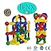 Jenx Toys Jumbo 60 PCS Magnetic Rods and Balls Building Blocks | Award Winning Top Toys | Construction Stacking Building Set