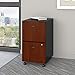 Bush Business Furniture Series A 2 Drawer Mobile File Cabinet, Hansen Cherry/Galaxy
