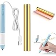 7PCS/Set Hot Heated Foil Pens & Hot Foil Roll Set For Card Making