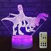 FlyonSea Dinosaur Light,Dinosaur Lamp,Dinosaur Night Light Kids 7 Colors Change Remote Control with Timer Optical Illusion Kids Lamp As a Gift Ideas for Boys or Kids (Velociraptor)