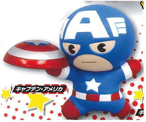 Amazon マーベル Kawaii Art Figure カワイイ アート フィギュア 5 キャプテン アメリカ 単品 フィギュア ドール 通販
