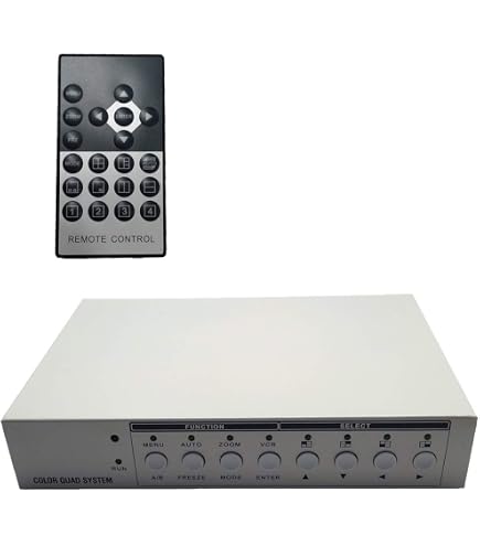 Evertech EVQUAD8CHAASIS – Multiplexer Video Analogico 8 Canali Quad Processor (usato)