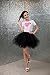 Adult Women 80's Tutu Skirt Layered Tulle Petticoat Halloween Tutu