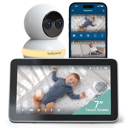 Babysense Touch 7 inch Smart WiFi Baby Monitor