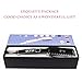 Portable Electric Hair Straightening Brush,Straightener Brush with LED Temperature Display Show Your Beauty Every Day (Matt Black)