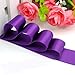 GBSTORE GBSTORE 1 1/2 inch 25 Yards Deep Purple Satin Ribbon Perfect for Wedding, Gift Wrapping