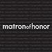 Simple Matron of Honor Iron On Rhinestone Crystal Tshirt Transfer by Jubilee Rhinestones