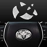 Bling Steering Wheel Logo Caps Compatible with