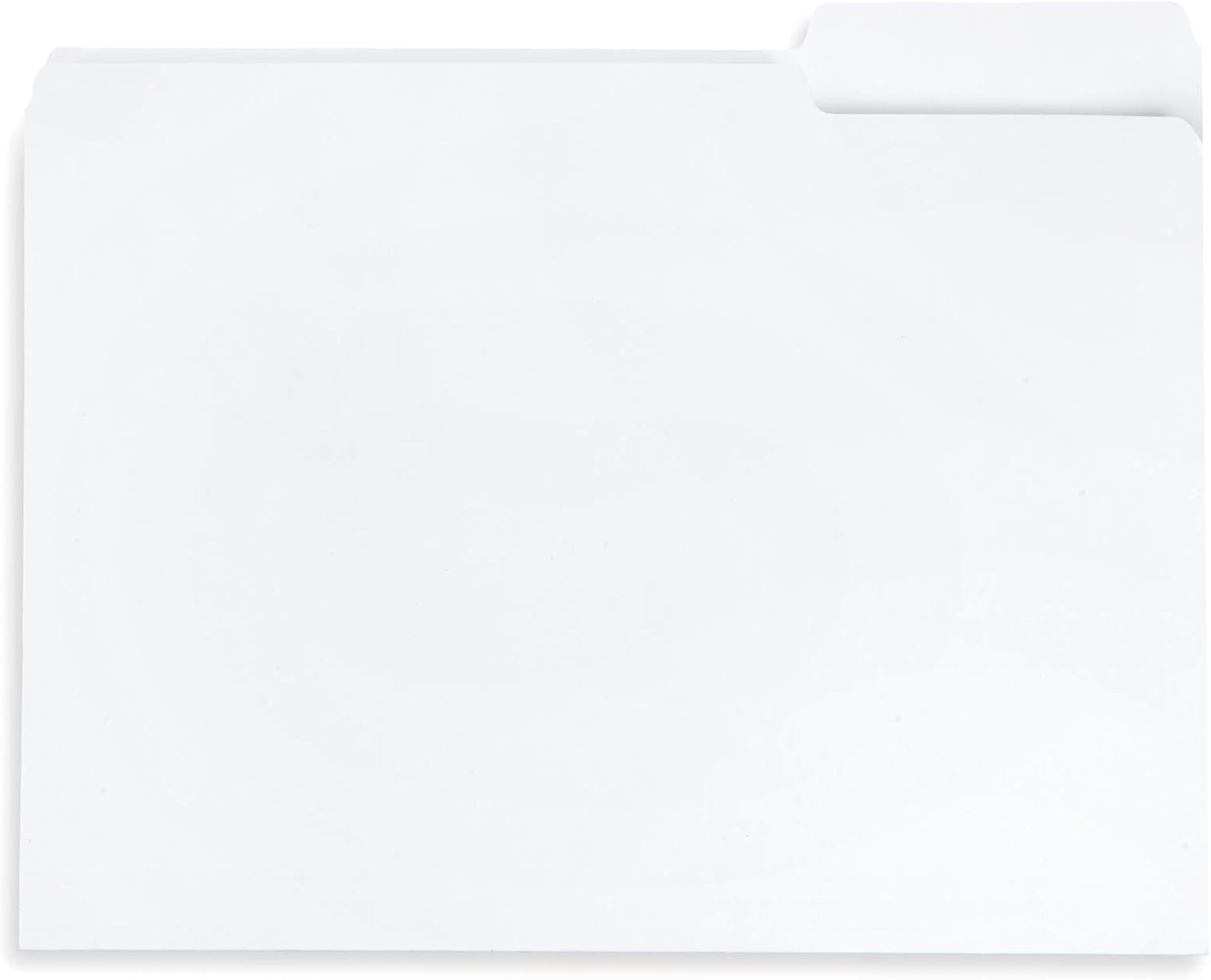 Blue Summit Supplies 100 White File Folders, 1/3 Cut Tab with Assorted Positions, Letter Size, Great for Organizing and Easy File Storage, 100 Pack : Office Products