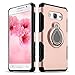 eSamcore Galaxy Grand Prime Case, Galaxy J2 Prime Case, Protective Rugged Case Cover with Ring Holder Kickstand [Car Mount Available] for Samsung Galaxy Grand Prime G530 / J2 Prime [Rose Gold]