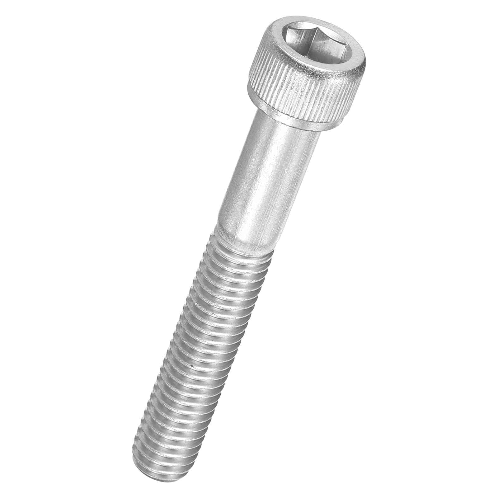 Kozelo 20pcs Socket Head Cap Screws - [3/8"-16 x 2-1/2"] UNC 304 Stainless Steel Allen Socket Drive for Electrical Motor 3D Printing Fan Engine Replacement Use, Silver — image 1