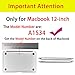 Sykiila for MacBook 12 inch Case 4 in 1 Hard Shell Case & Sleeve & Keyboard Cover & HD Screen Protector for Model A1534 with Retina Display - Brain