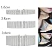 3-12Row Thick Wide Clear Rhinestone Crystal Choker Necklace for Women Set of 3