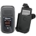 Cbus Wireless Black Holster Case w/Ratcheting Belt Clip for Samsung Rugby III / A997