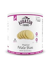 Las granjas de augason dehydrated rodajas de patat