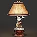 The Bradford Exchange Disney Mickey Mouse Animation Magic Motion Lamp, 20-inch Tall, Praxinoscope Base, Illuminated Shade