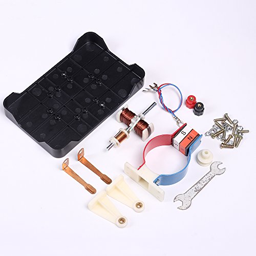 Icstation DIY Simple DC Electric Motor Model Assemble Kit for Kids Science Educational Tos