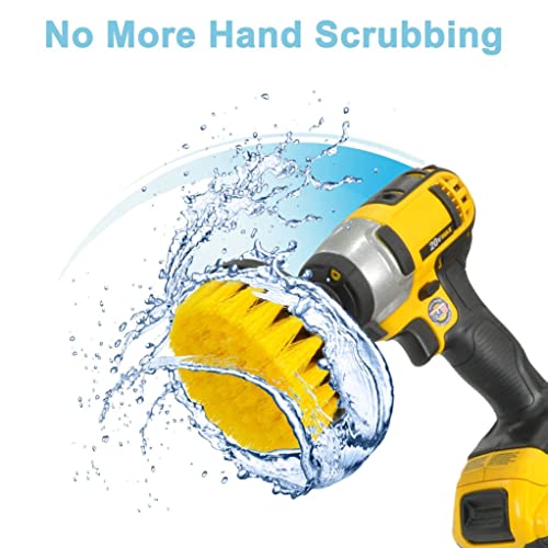 ProSMF Drill Brush Attachment Set Ultimate All Purpose Cleaning