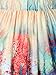 Choies Women's Scene Print High Waist Pleated Skater Midi Skirt,Scene,One Size