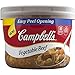 Campbell's Vegetable Beef Soup Microwavable Bowl, 15.4 oz. (Pack of 8)