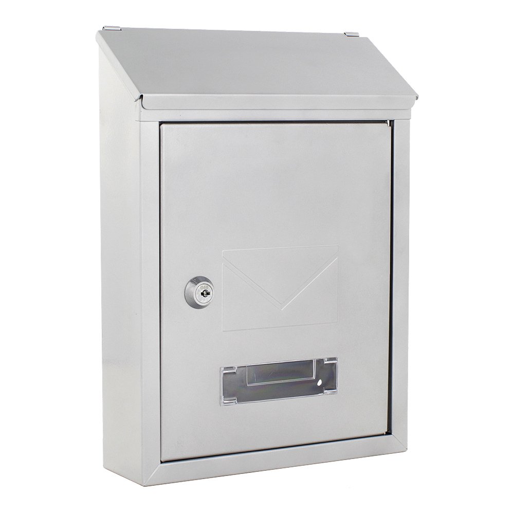 Rottner Udine Steel Post Box - Silver