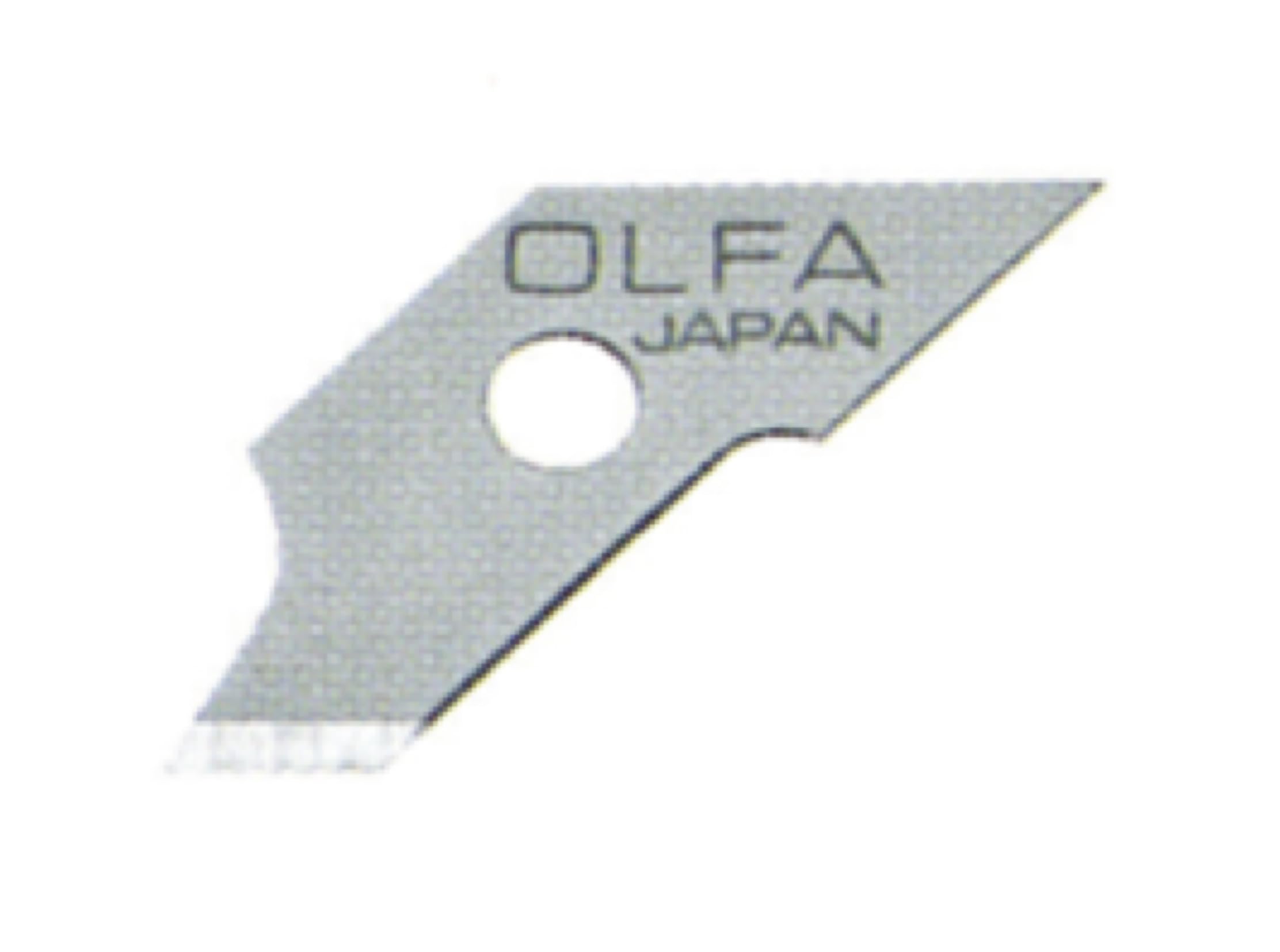 OLFA COB-1 Stainless Steel 6-Piece Compass Blade, Silver