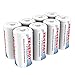 Tenergy Premium Rechargeable C Batteries, High Capacity 5000mAh NiMH C Size Battery, C Cell Battery, 8-Pack primary