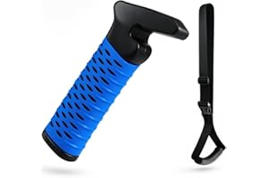 CAidRE Car Door Handle for Elderly, Car Handle Assist Support, Portable Elderly Assistance Mobility Aids for Getting Out of Car, Auto Grab Cane Nylon Strap for Seniors and Handicapped, Blue