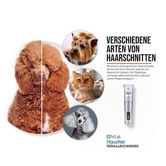 Schermaschine für Hunde Profi Hundeschermaschine Langhaar Schermaschine