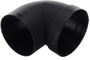 Moovul 75mm/3" Air Diesel Heater Duct,90° Parking Heater Pipe Connector, Ducting Pipe for Car Parking Caravan