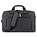BERTASCHE Laptop Shoulder Bag 17-17.3 inch Water-Resistant Bussiness Messenger Bag for Work College Travel - Grey