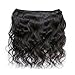 JINREN Brazilian Virgin Human Hair Weave with Closure Unprocessed Brazilian Body Wave Hair Bundles with Lace Closure 18