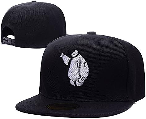 RHXING Baymax Fist Bump Big Hero 6 Adjustable Snapback Caps Embroidery Hats