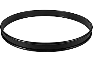 STOBAZA Bass Drum Hoop 16 Inch Metal Ring Replacement for Percussion Instrument Repair Clamp for Marching
