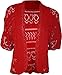 Forever Womens Plus Size Crochet Knitted Baggy Shrug