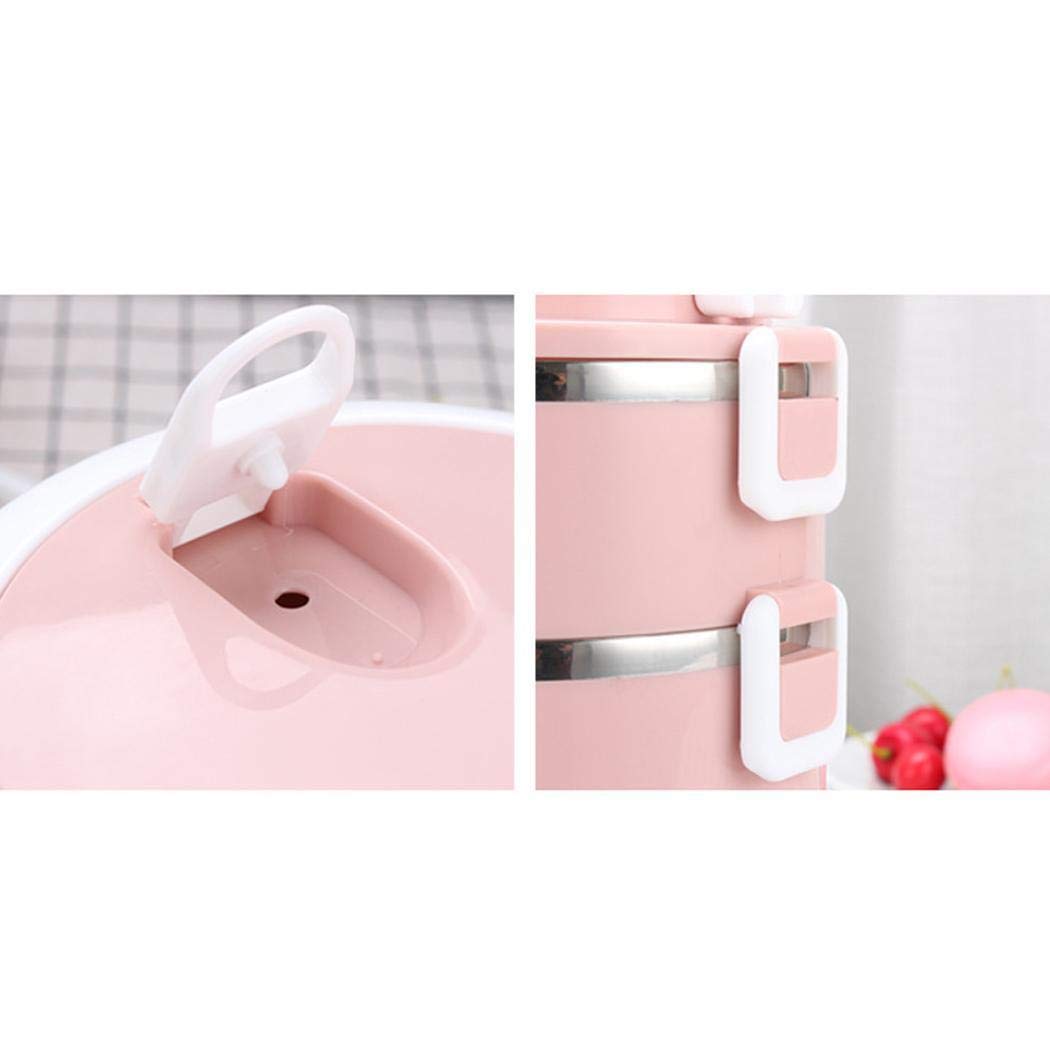 MelysUS Multi-layer Stainless Steel Thermal Insulated Lunch Box Food Storage Container Lunch Boxes